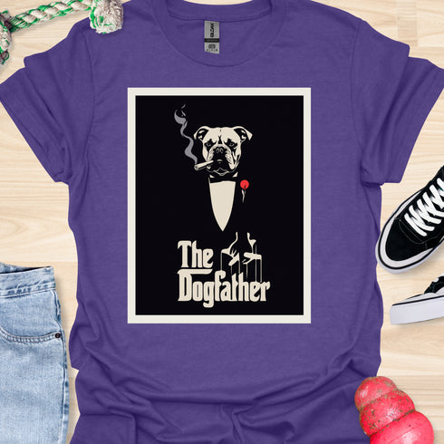 The Dogfather - V5 - Having a Cigar T-Shirt